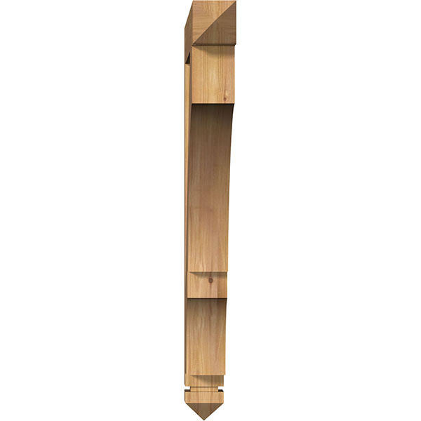 3 1/2x22W x 30x22D x 36x22H Western Red Cedar Bracket X2913
