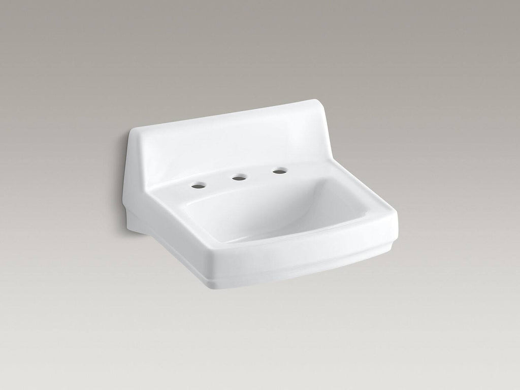 Bathroom Sink with Widespread Faucet Holes E286