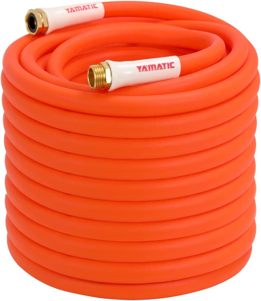 Kink Resistant Garden Hose 5/8 in x 50 ft, Heavy Duty, Pack of 2 W27964