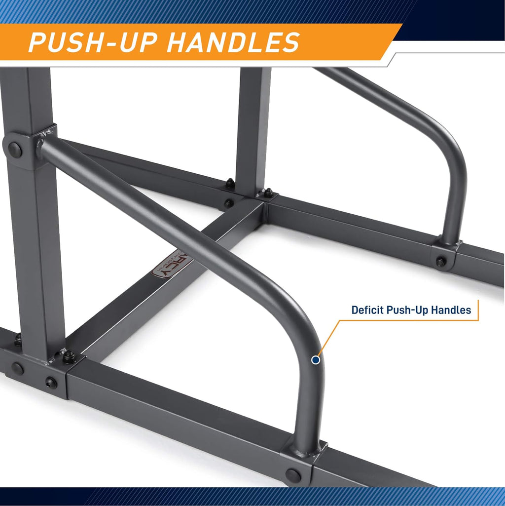 Black Pull Up & Dip Station B184