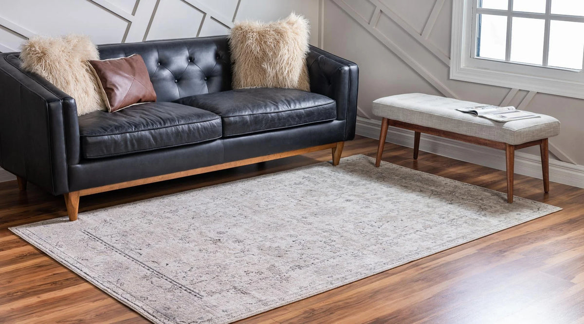 Ivory Low-Pile Rug G7493