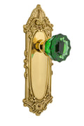 Victorian Passage Door Knob in Polished Brass L8220