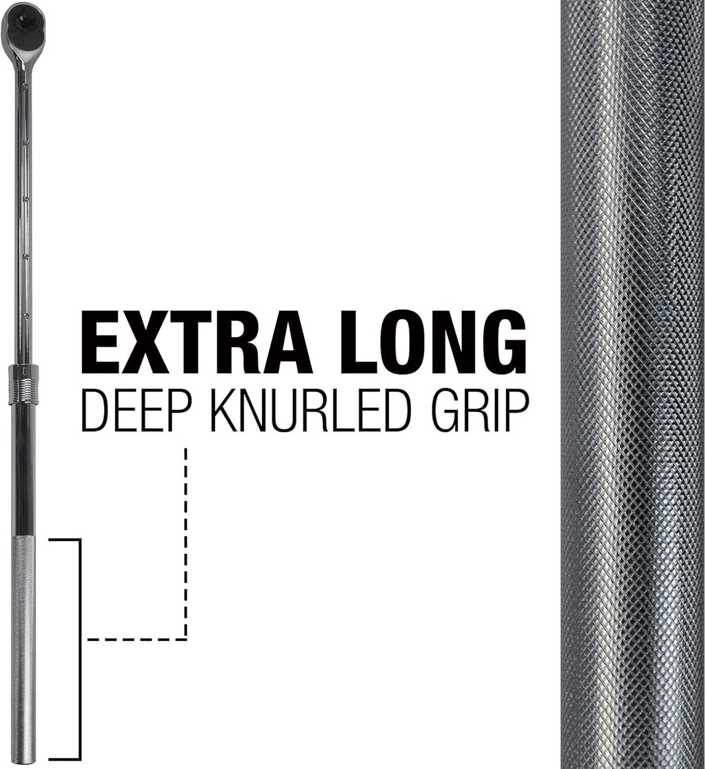 3/4" Drive Extendable Ratchet with Reinforced Steel Telescoping Locking Shaft M1334