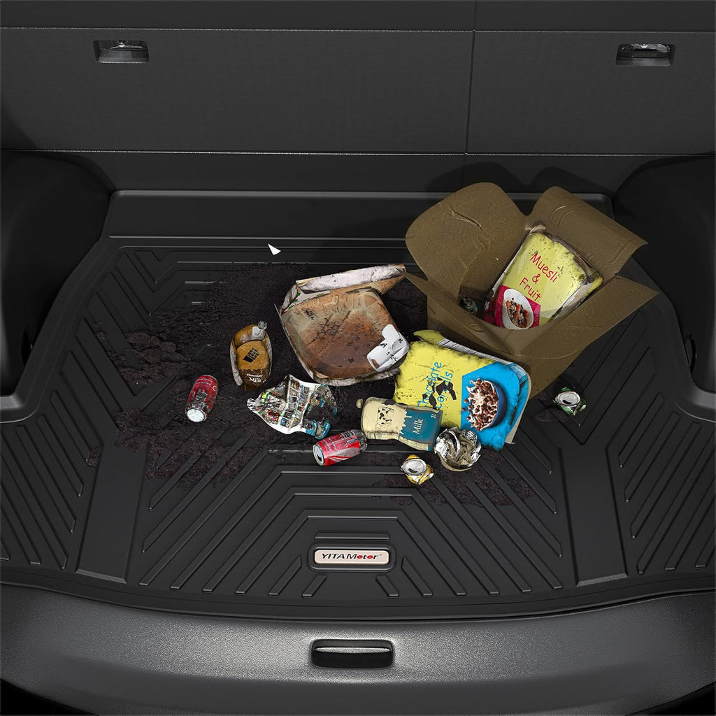 Black TPE Floor Liner Car Mats C1869