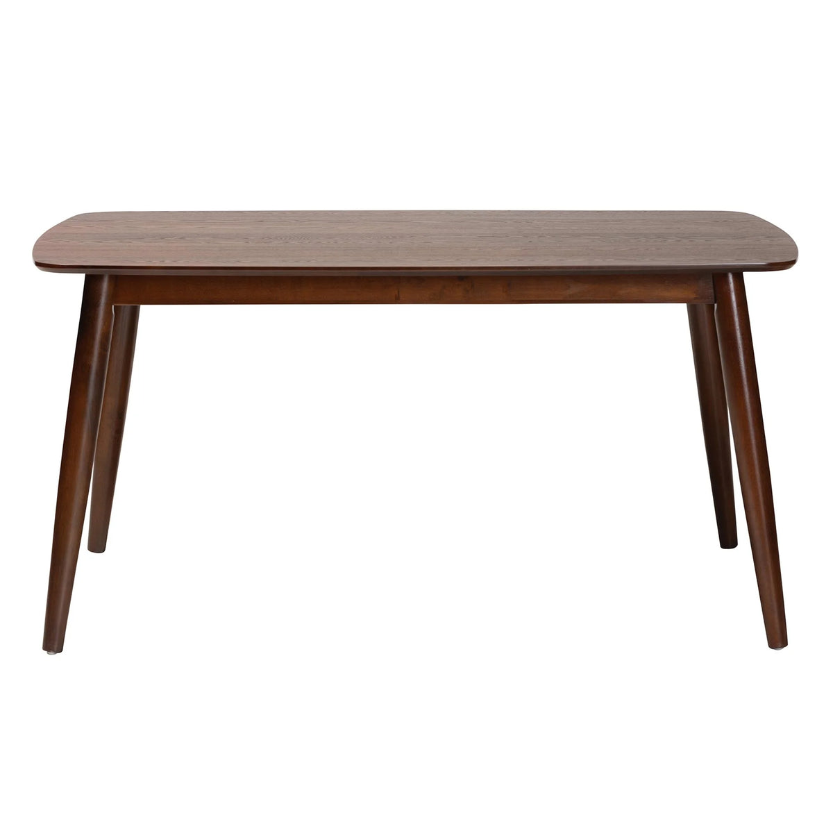 Walnut Brown Finished Wood Dining Table S846