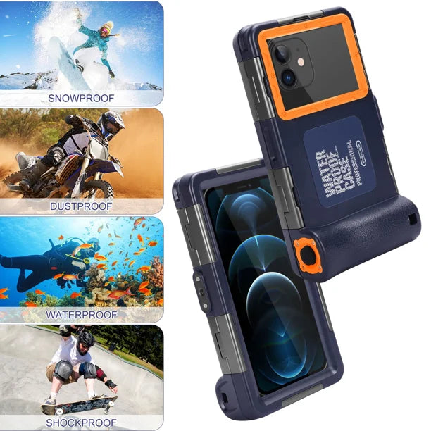 Waterproof Protective Case for Motorola Moto G7 and Phones Up to 6.9 Inch I676760