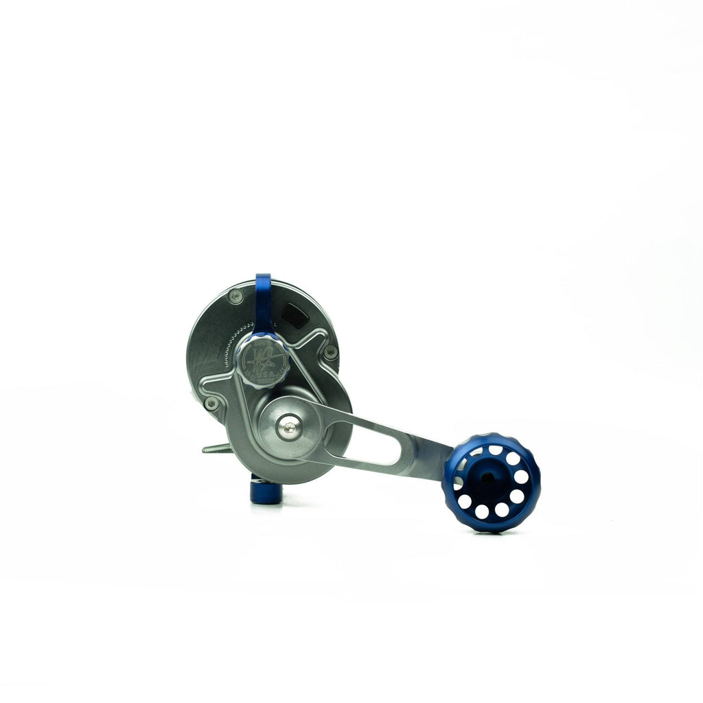 Smoke Silver Lever Drag Narrow Reel I2513