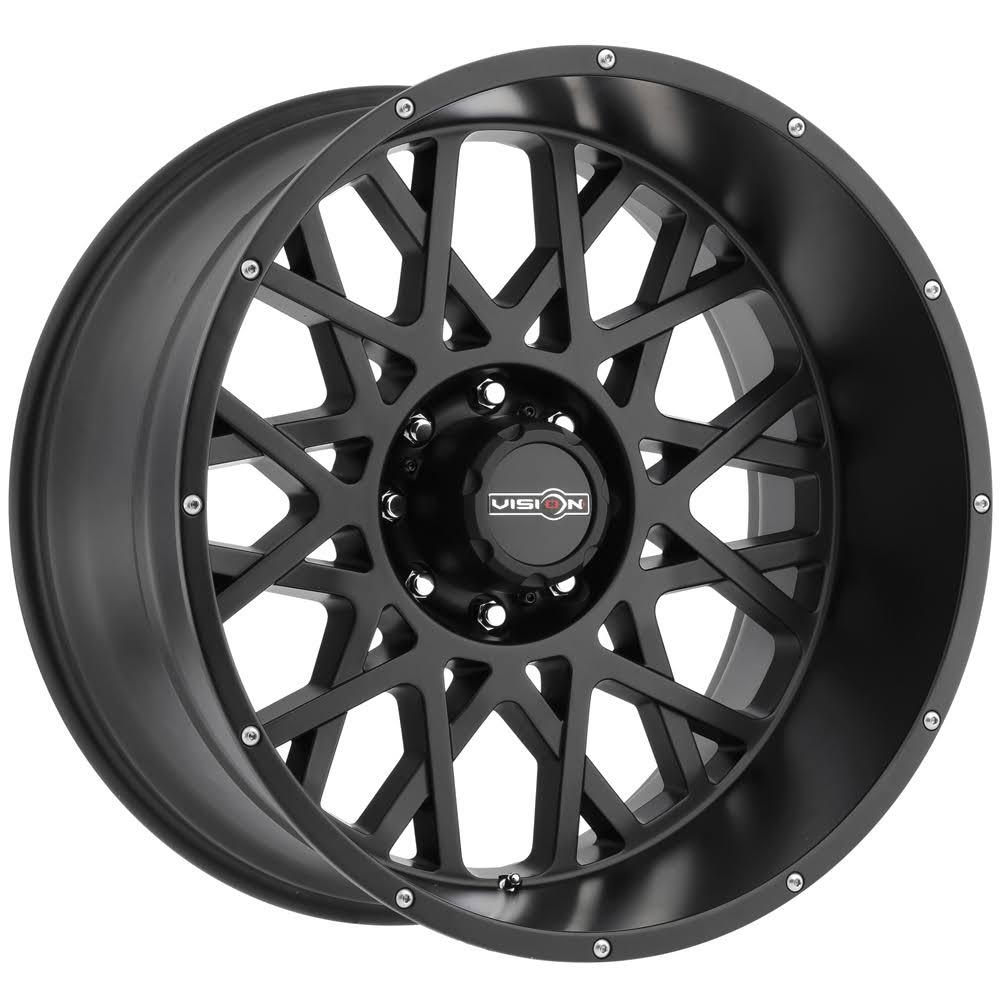 Satin Black 22x12 8x165.1 Wheel K16914