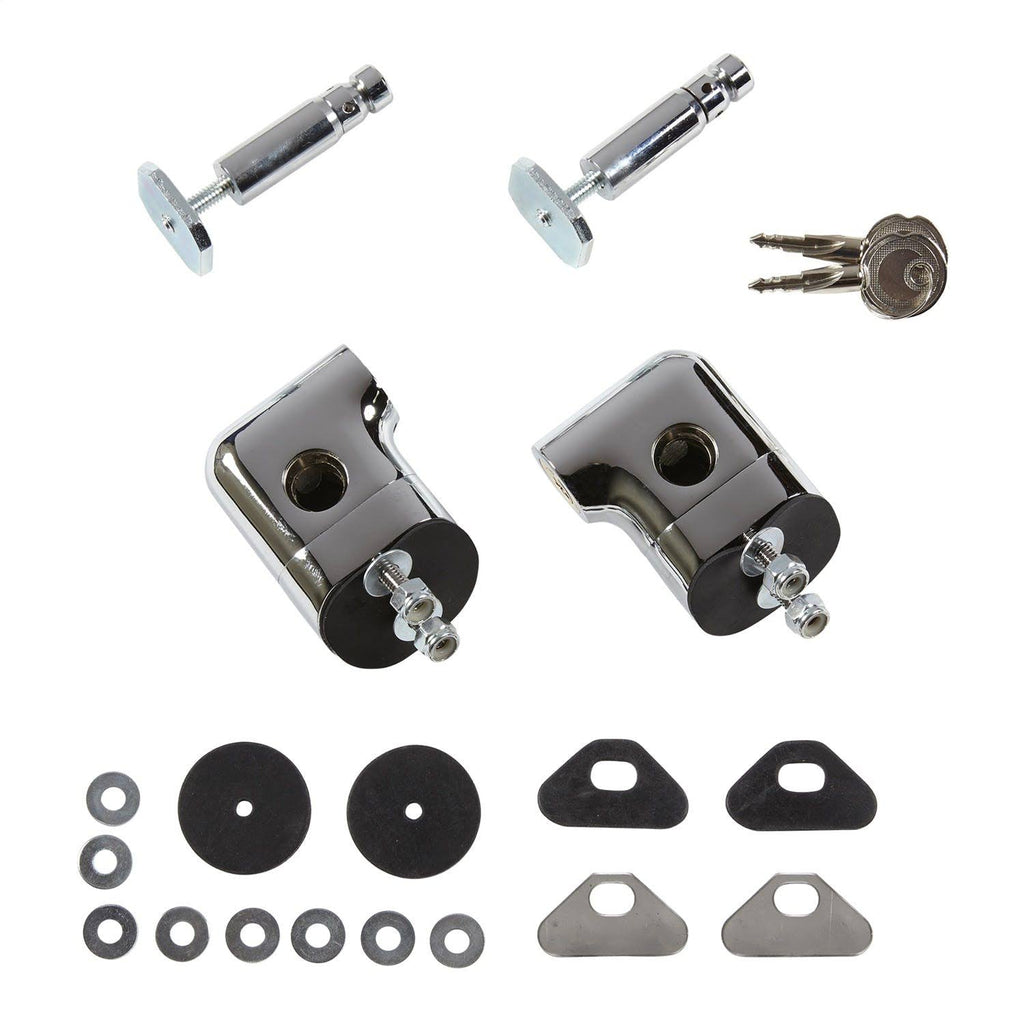 Locking Hood Catch Kit, Chrome M588