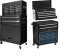 Blue 8-Drawer Rolling Tool Chest with Lock P19970