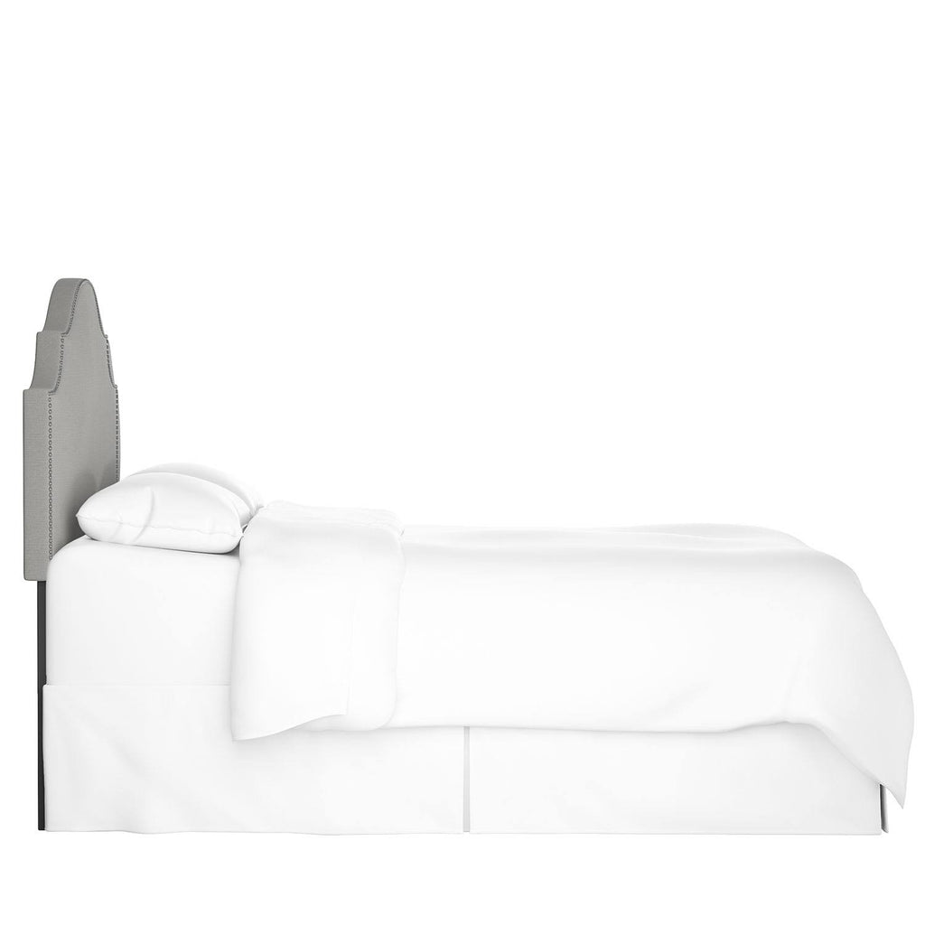Navy Linen California King Headboard N4098