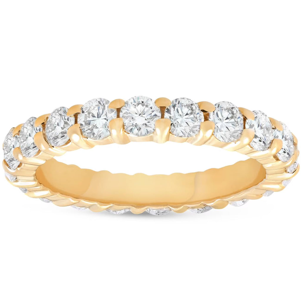 14K Yellow Gold Diamond Eternity Ring E6539