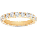 14K Yellow Gold Diamond Eternity Ring E6539