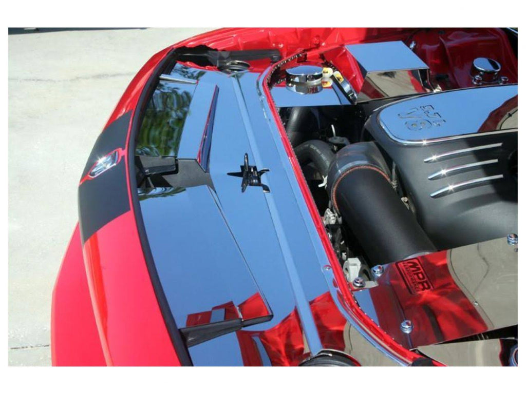 Polished 8pc Header Plate Front Extension Kit Y840363