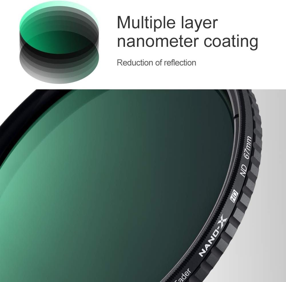 67mm Variable ND Filter ND8-ND128 HD VND Filter N8590
