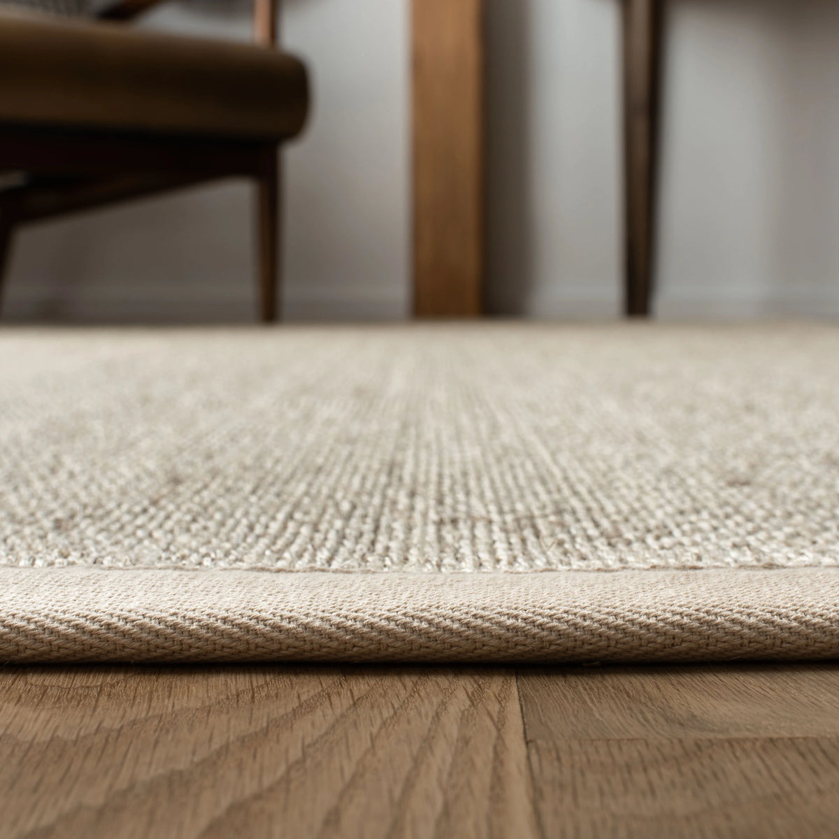 Natural Fiber Seagrass Area Rug, Marble/Beige, 9' x 12' C555