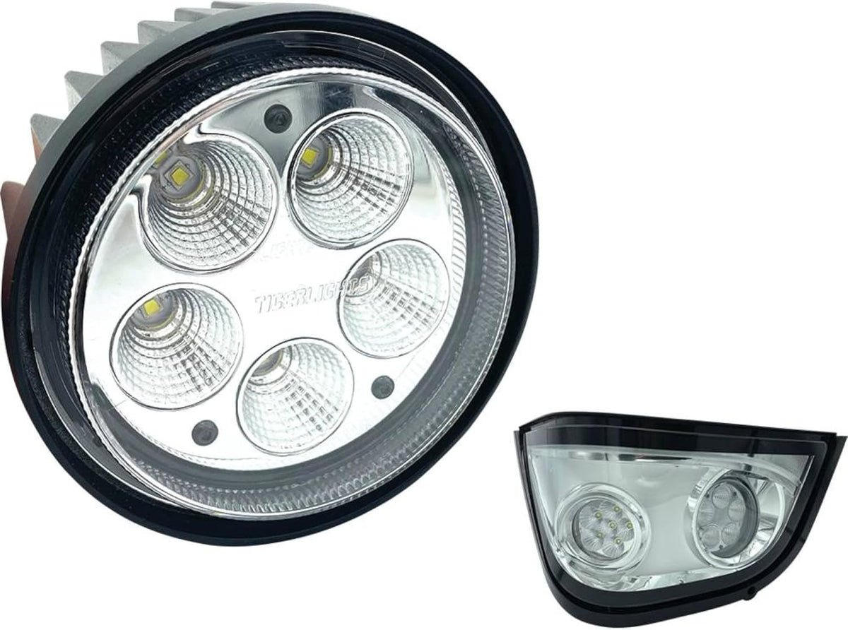 12V LED Large Round Headlight D5928