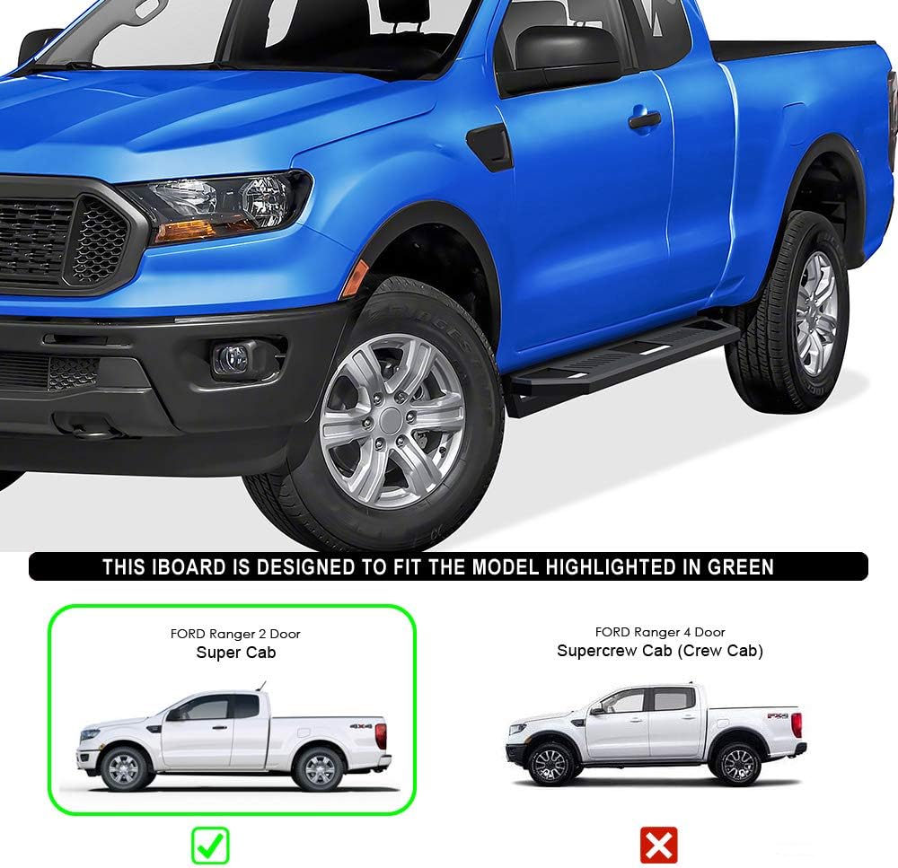 6.5in Aluminum Running Boards K638