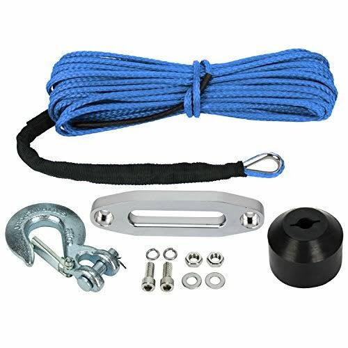 Blue Synthetic ATV Winch Rope Kit M111028