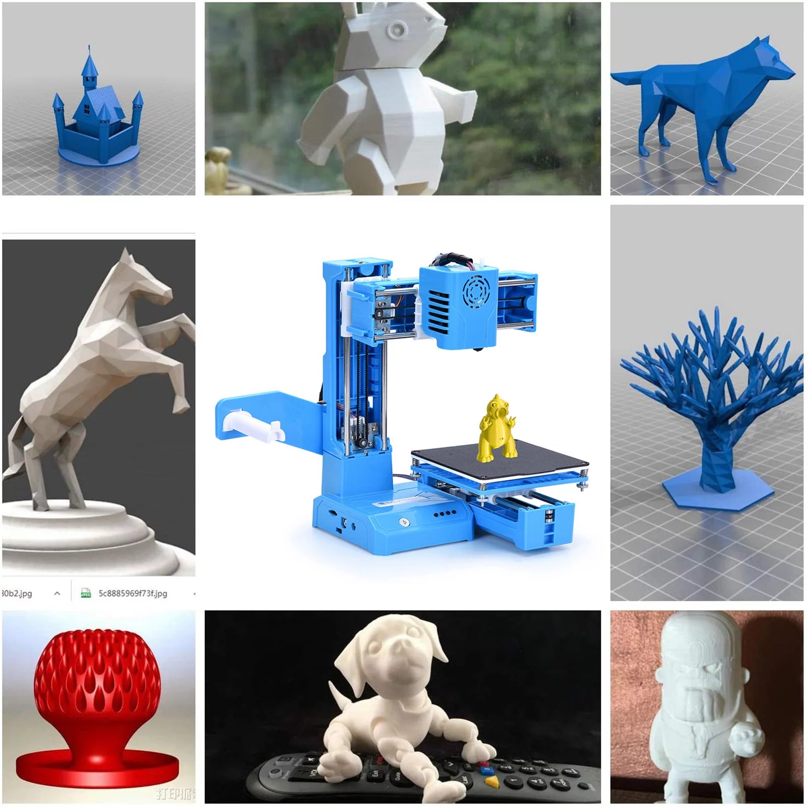 Mini 3D Printer, 100x100x100mm Print Size X67303