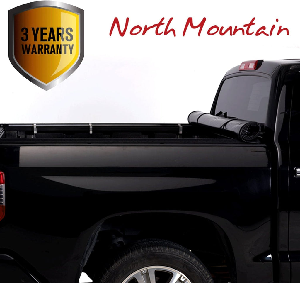 Soft Roll Up Tonneau Cover for 2015-2021 GMC Canyon Pickup 5.2ft Bed R165436