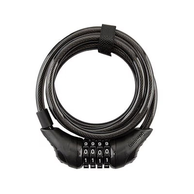 Neon Combo Coil Cable Lock R9214