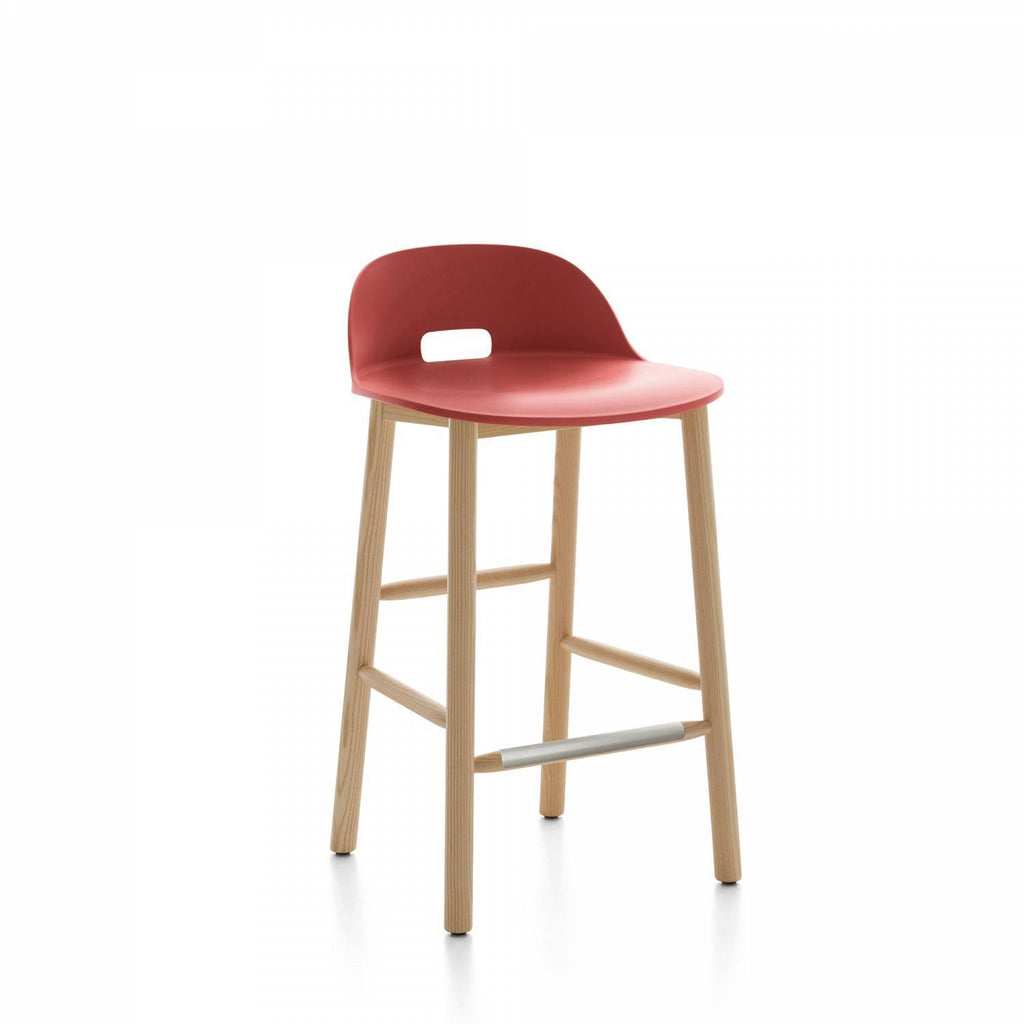 Sand Dark Ash Low Back Counter Stool F8992