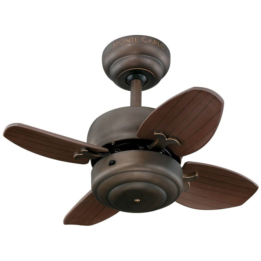 White 4-Blade 20x22 Mini Indoor Ceiling Fan A39070