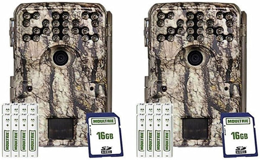 30 MP Game and Trail Cameras with SD Card and Batteries D126