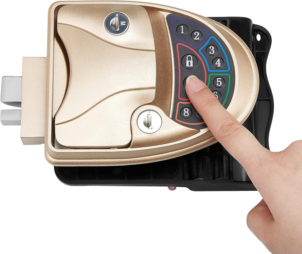 Keyless Entry RV Door Lock with Deadbolt and Two Wireless Remote Controllers Z922