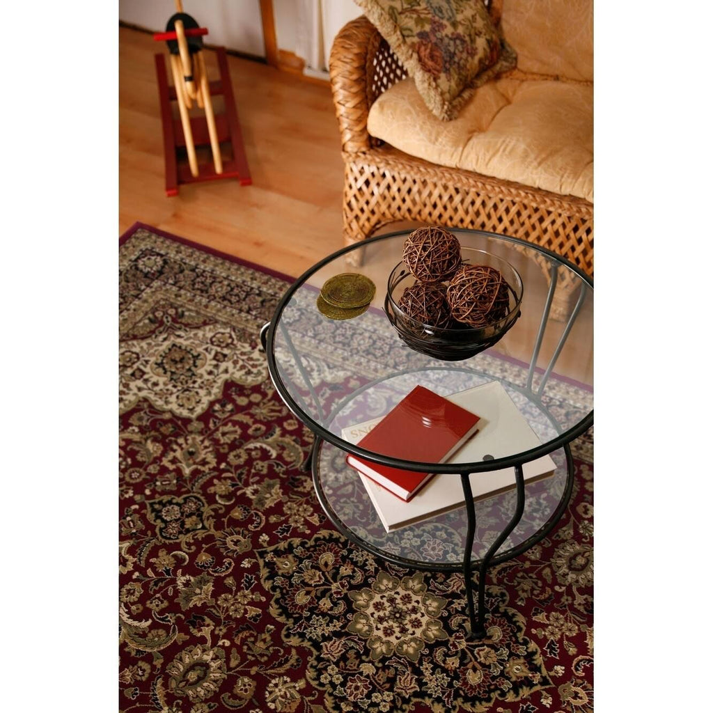 Red Medallion Rug B330