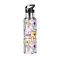 Stainless Steel Insulated Water Bottle with Straw Lid U75876