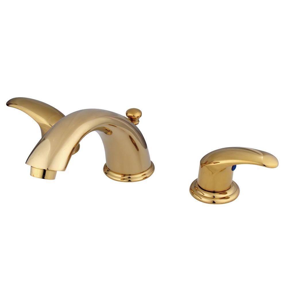 Satin Nickel Polished Brass Two Handle Widespread Lavatory Faucet with Brass Pop-Up P967