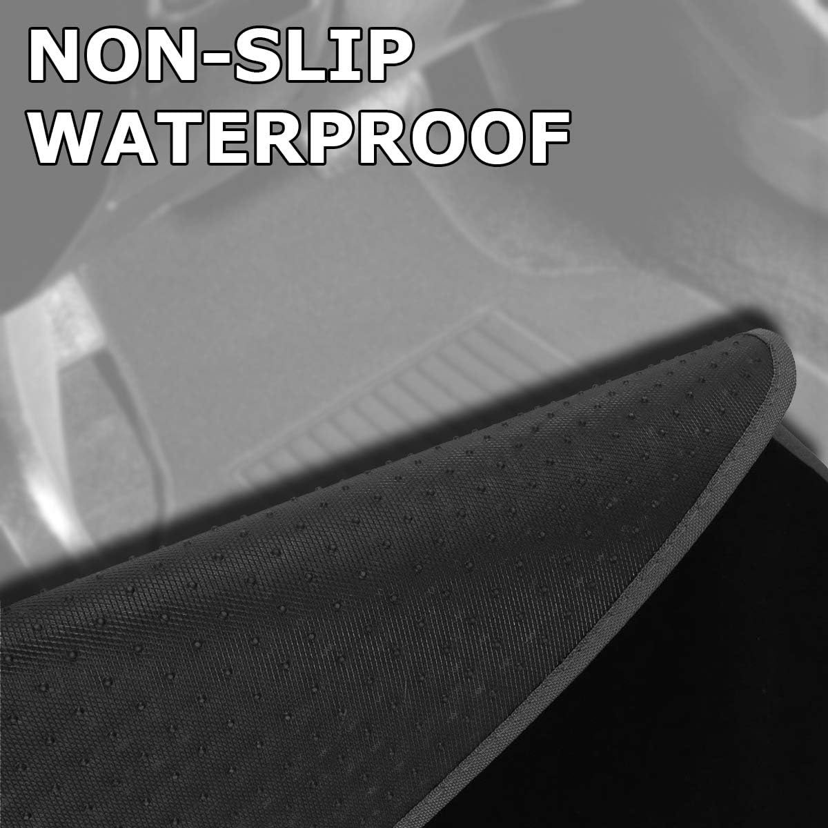 4 Piece Black All Weather Car Floor Mats I252