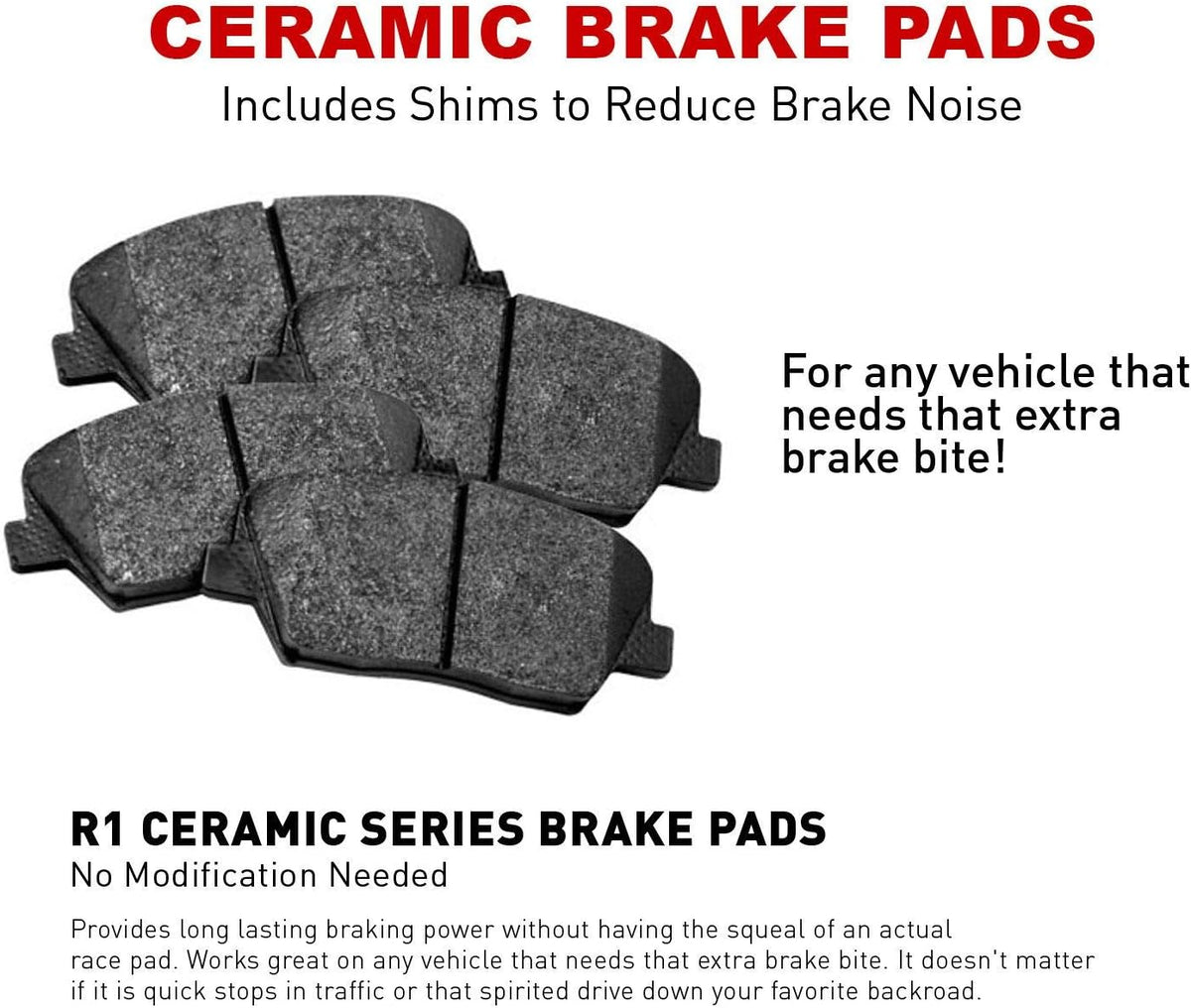 Carbon Front Rear Brake Rotors with Ceramic Brake Pads and Hardware Kit R577