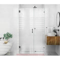 45x22 x 78x22 Hinged Frameless Shower Door Oil Rubbed Bronze R429409