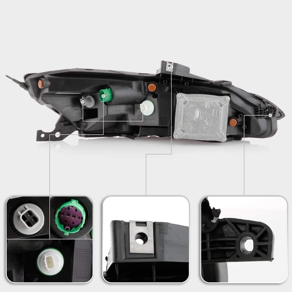 Left Right LED DRL Signal Lamps Assembly Set R193