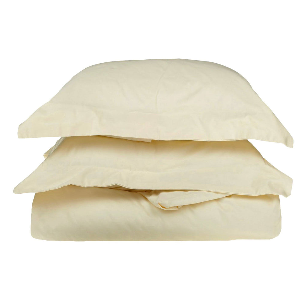 King Blue Cotton Duvet Cover Set Z379519