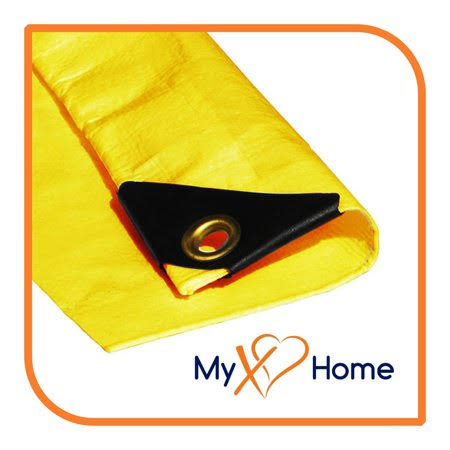 16 x 20 Yellow 12 Mil Heavy Duty Tarp O481