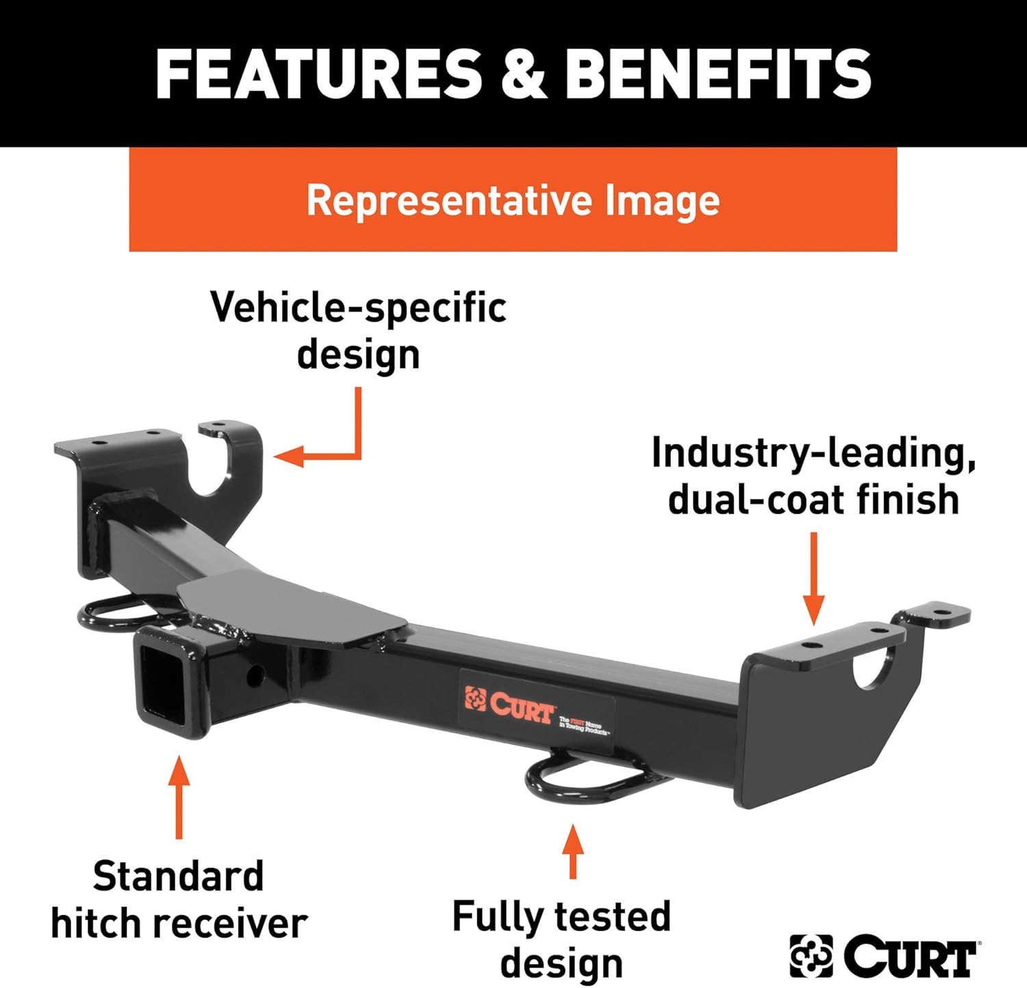 2-Inch Front Receiver Hitch C834