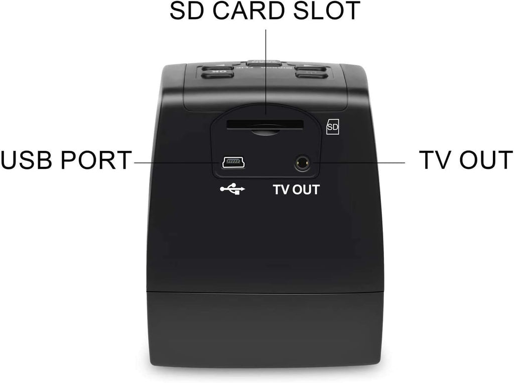 Film and Slide Scanner with 22MP, 2.4 LCD Screen, 128MB Built-in Memory S9068