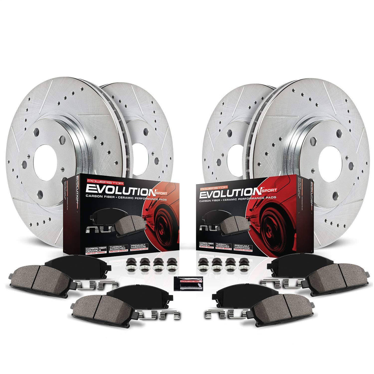 Front and Rear Z23 Evolution Sport Brake Kit Z22553