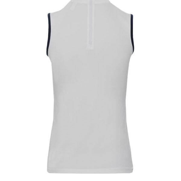 White Sleeveless Technical Top V61084