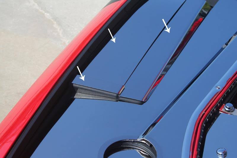 Polished 8pc Header Plate Front Extension Kit Y840363