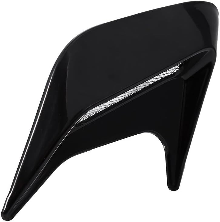 Black Pack of 2 Car Hood Air Flow Vent Sticker Cover L9739