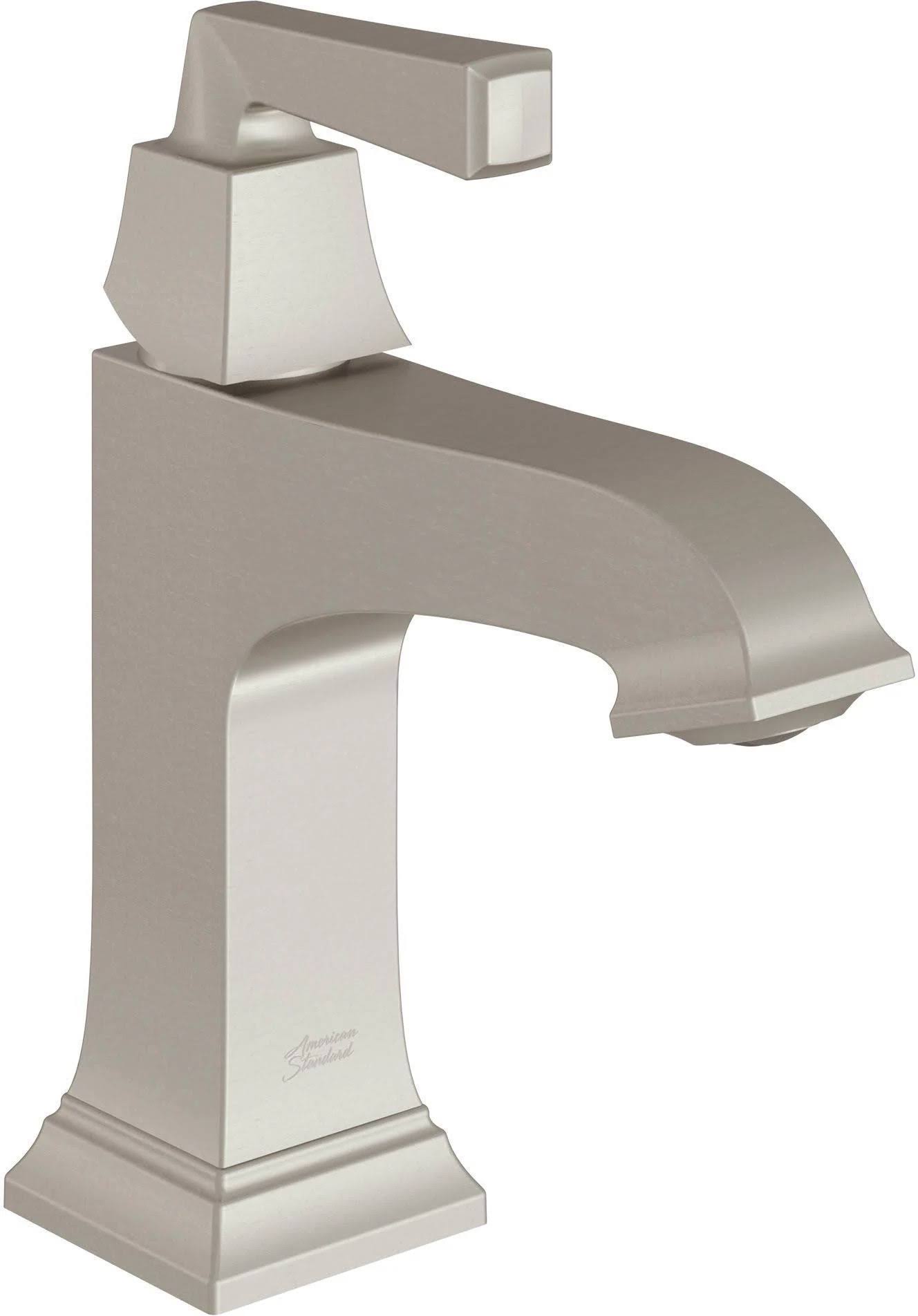 Brushed Nickel Single Hole Bathroom Faucet N633778