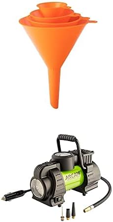 12-Volt Compressor and 4-Piece Multi-Purpose Funnel Set N346