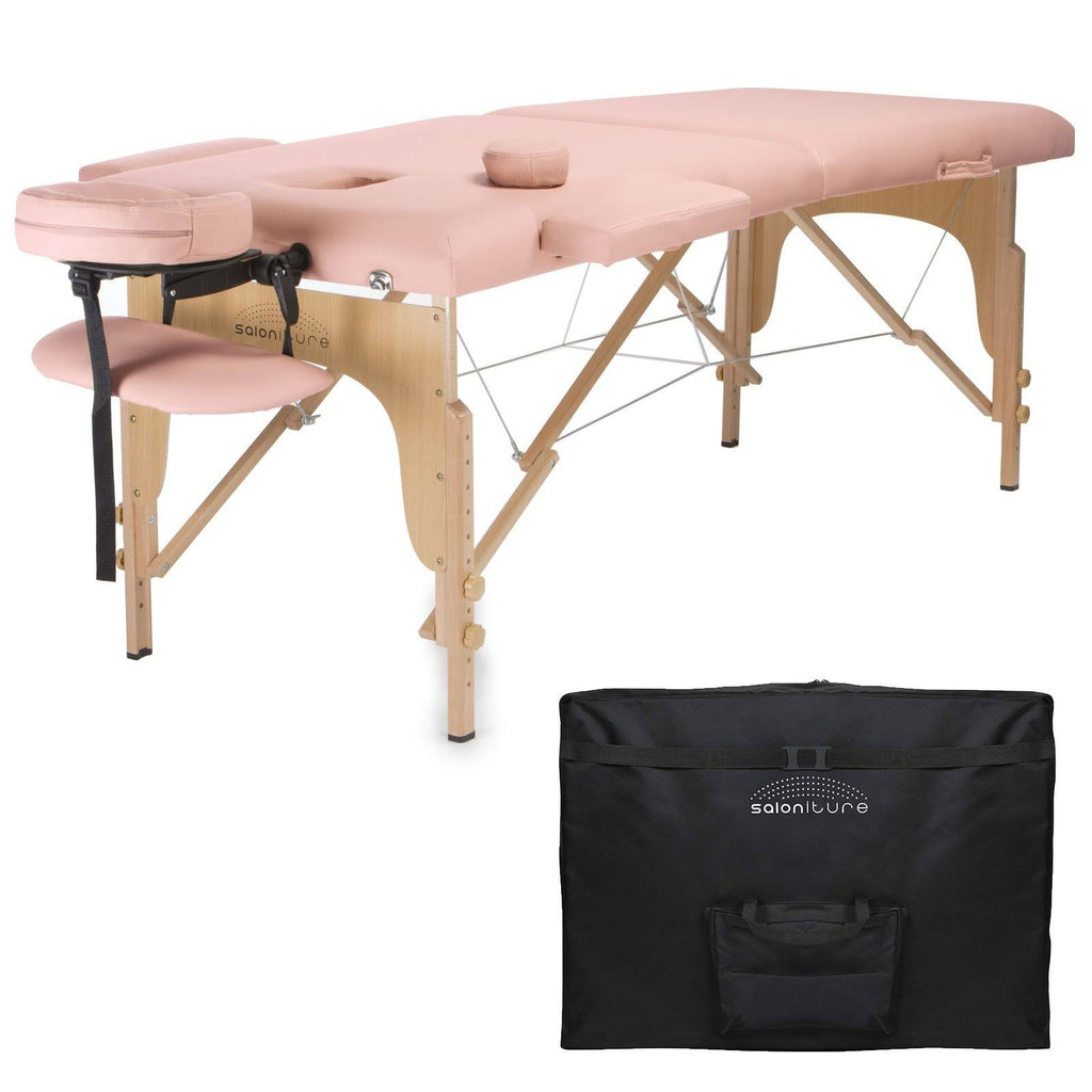 Lavender Portable Folding Massage Table with Carrying Case H4003