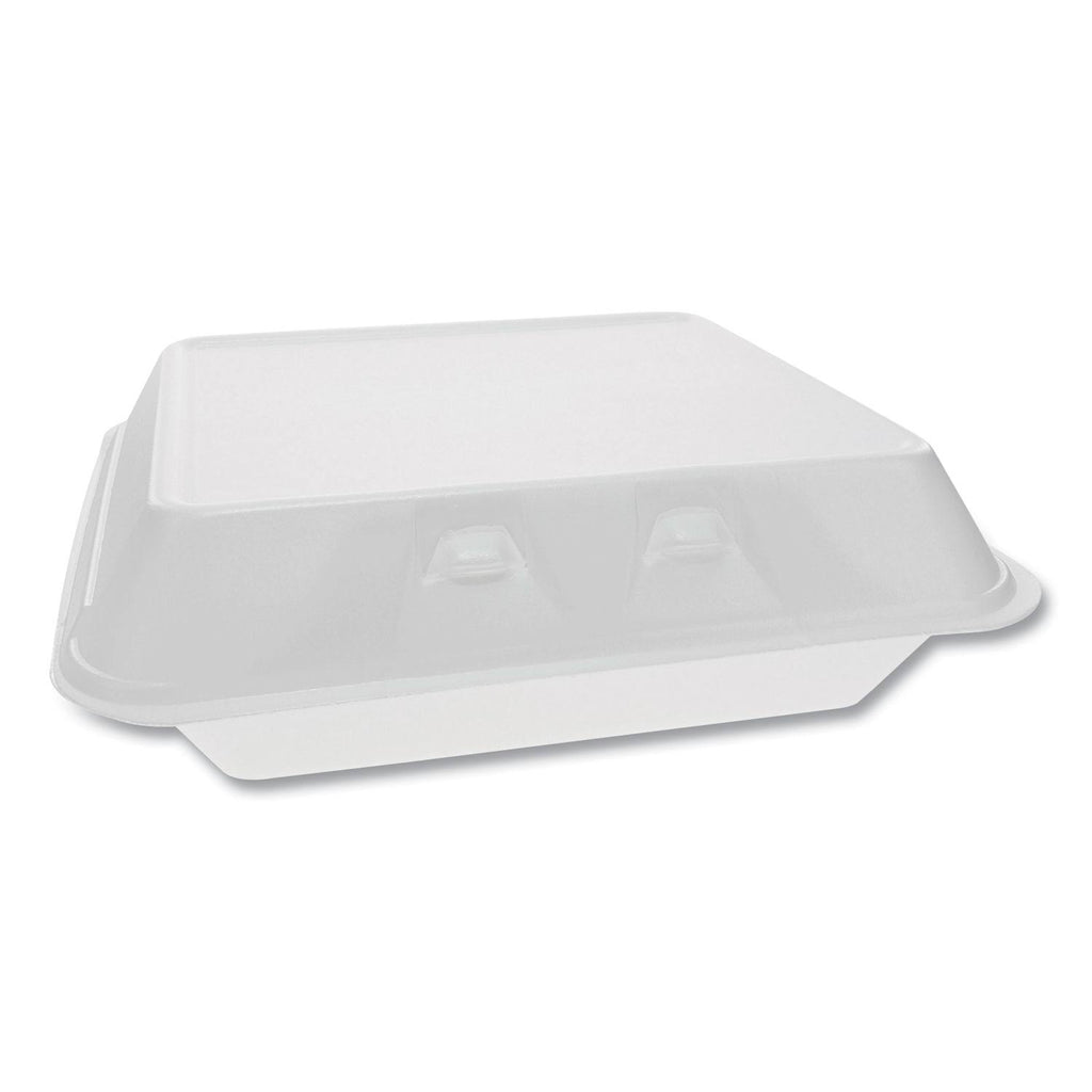 Foam Hinged Containers, X-Large, White, 250/Carton N512