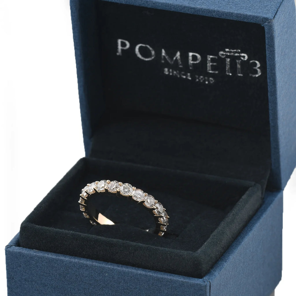 14K Yellow Gold Diamond Eternity Ring E6539